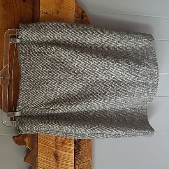 Talbots sz 10 gray wool blend skirt new with tags WSK40 - Picture 4 of 7